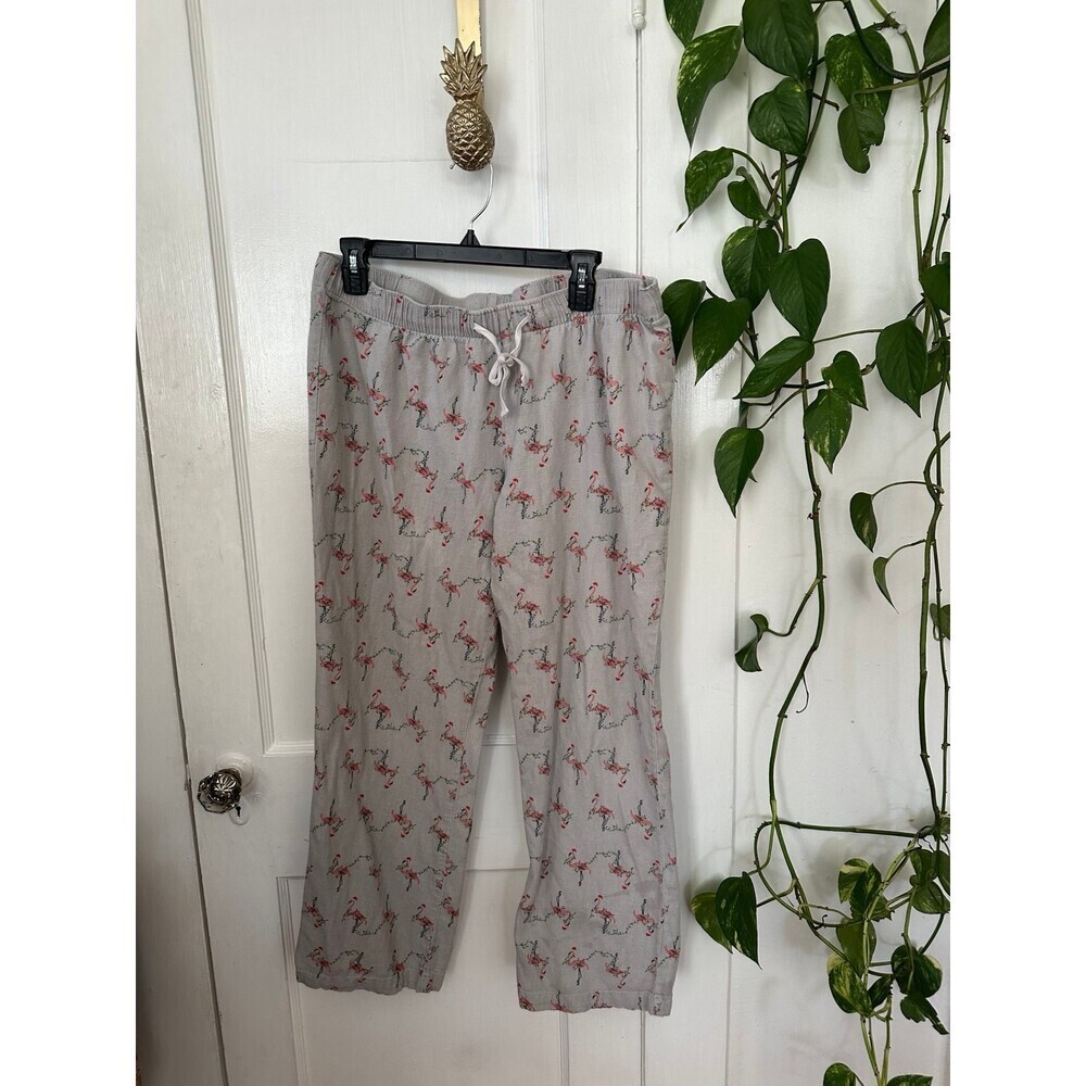 Old Navy women’s size large flamingo Christmas pajama pants
